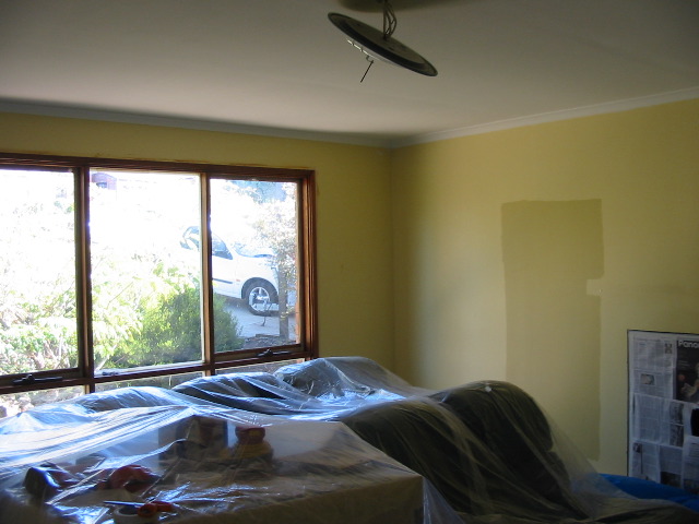 Lounge Room before paining and new floor